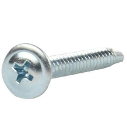 恒豐M4.2藍白鋅十字圓頭帶墊自攻自鉆螺絲 高效緊固的理想選擇